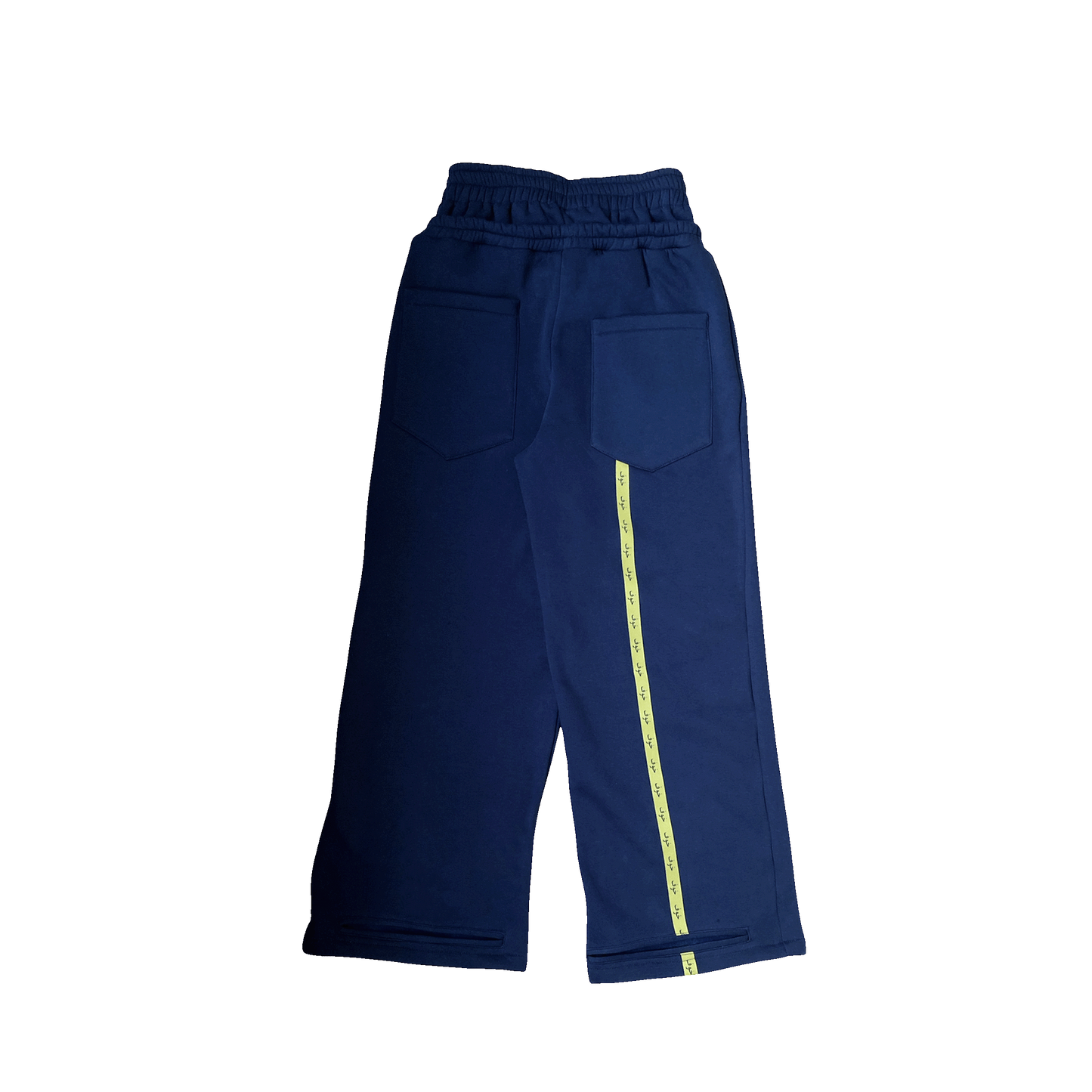 Navy double waist sweats